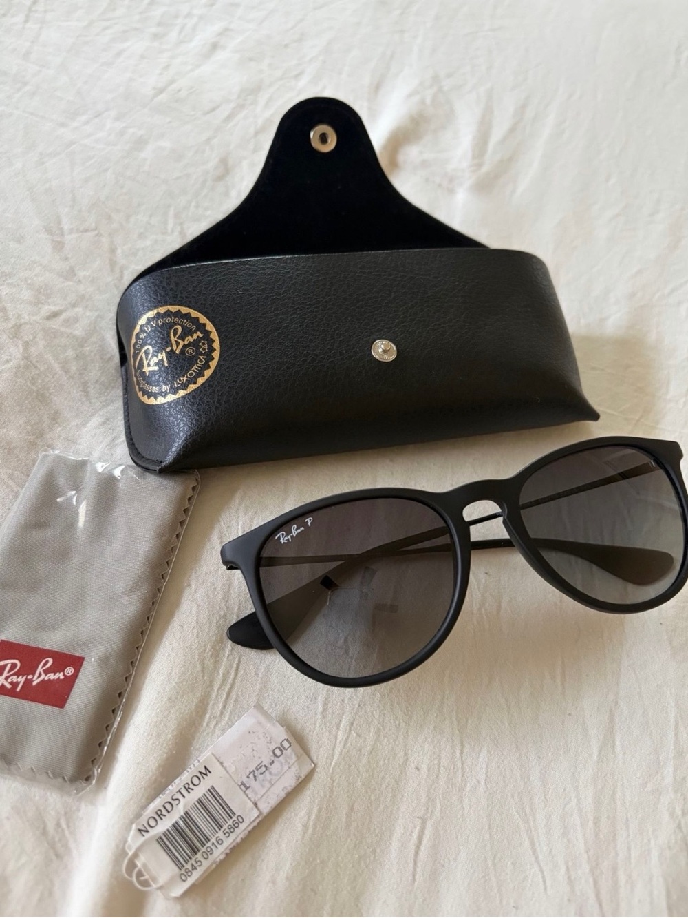 Nordstrom Black Sunglasses with Gray Gradient Lenses